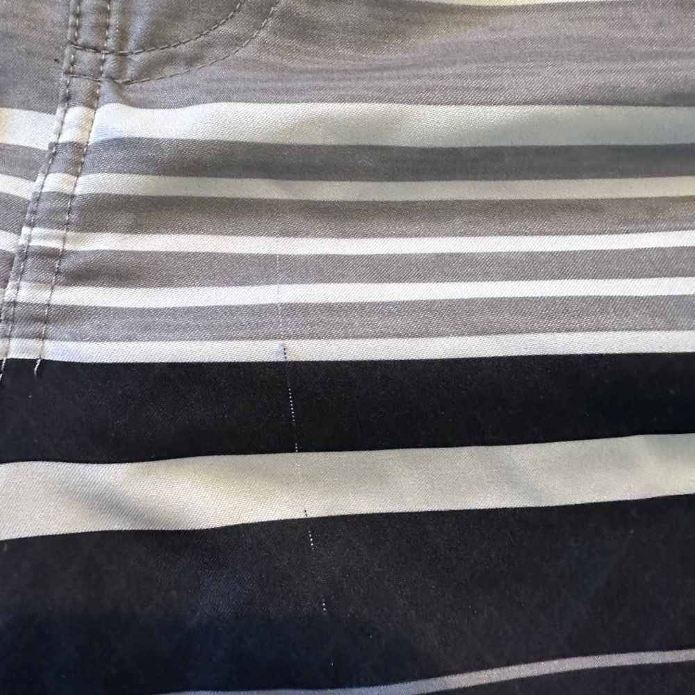 Men’s US Apparel swim trunks size small lightly used black and grey - Picture 5 of 5